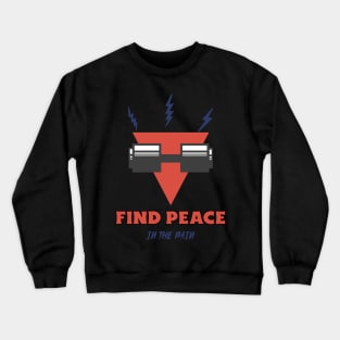 Find Peace In The Pain Workout Crewneck Sweatshirt